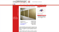 Desktop Screenshot of galleriabattaglie.it